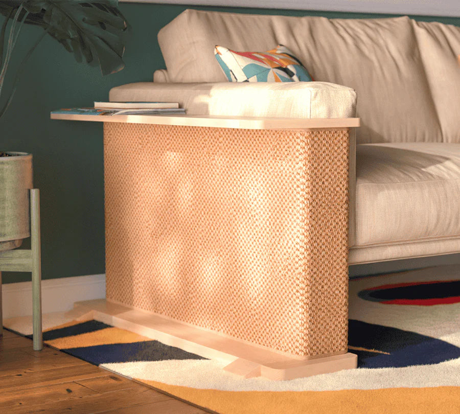 🐾 Cat-e-Corner: The Purr-fect Cat Scratching Lounge with Side Table Function