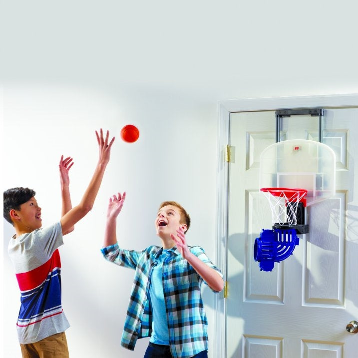 🏀 Automatic Basketball Shooting Trainer – Indoor Door Hoop with Scoreboard & Timer