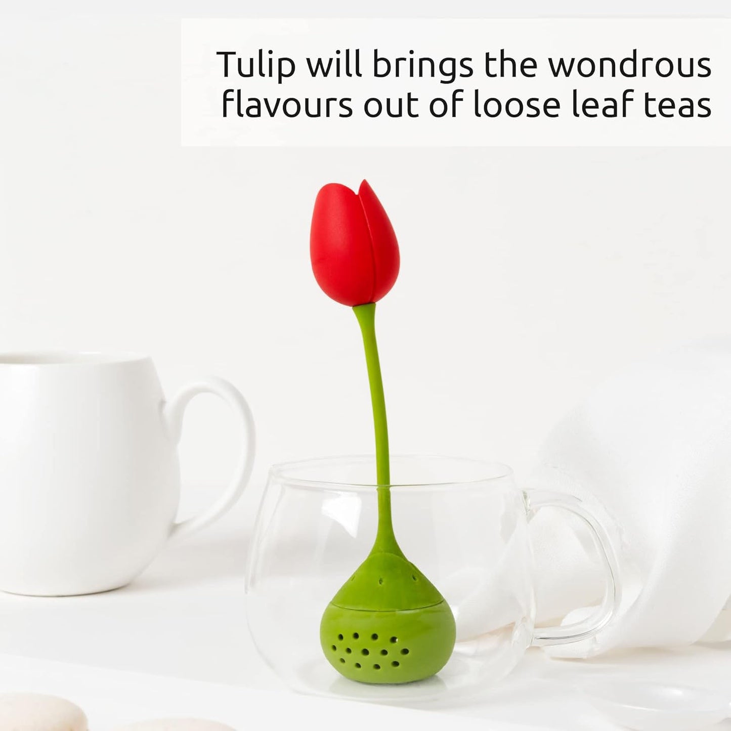 Cute Tulip Tea Infuser for Loose Leaf Tea