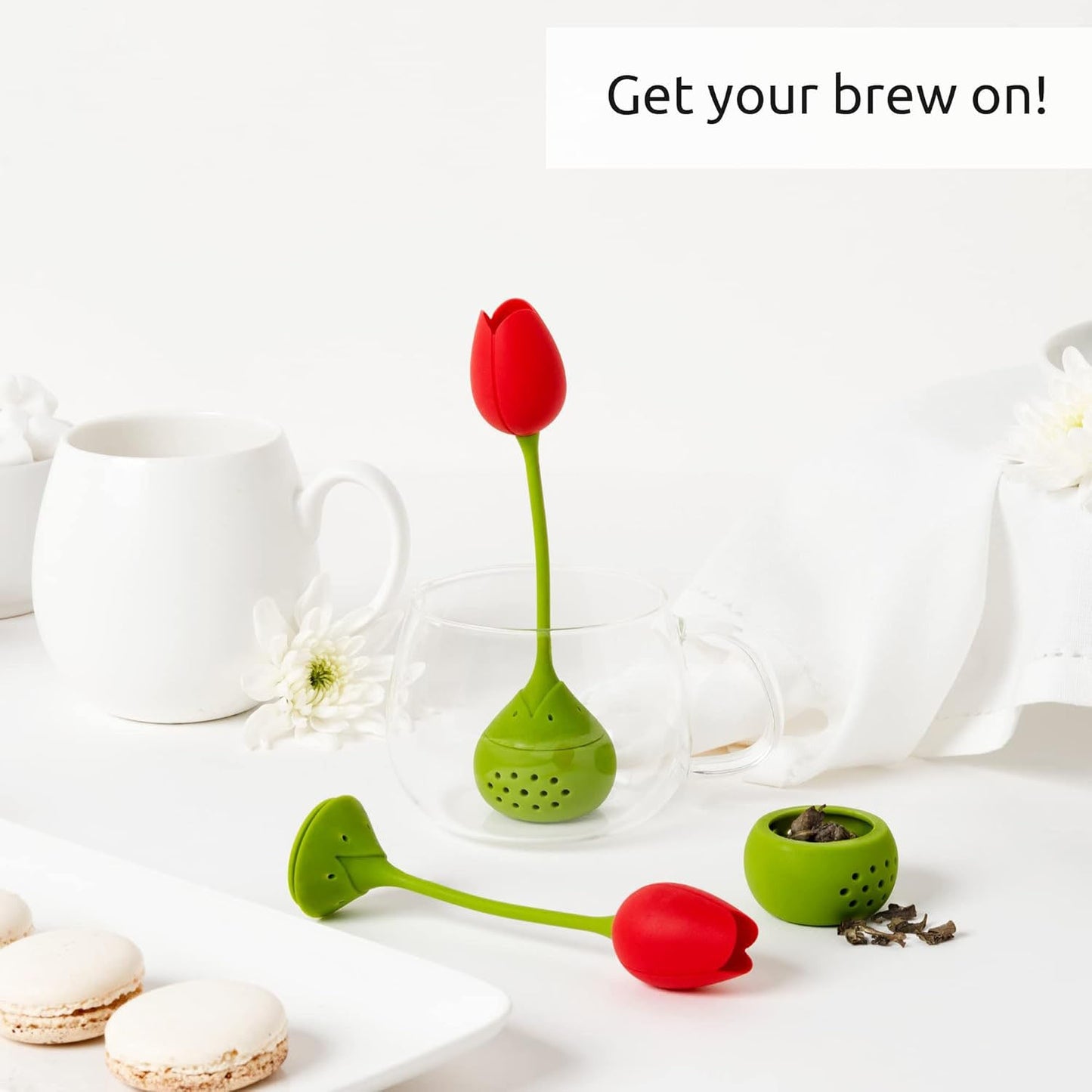 Cute Tulip Tea Infuser for Loose Leaf Tea