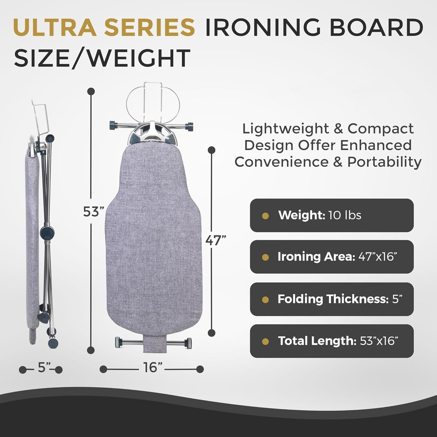 360° Roto‑Flip Ultra Ironing Board👔🌀