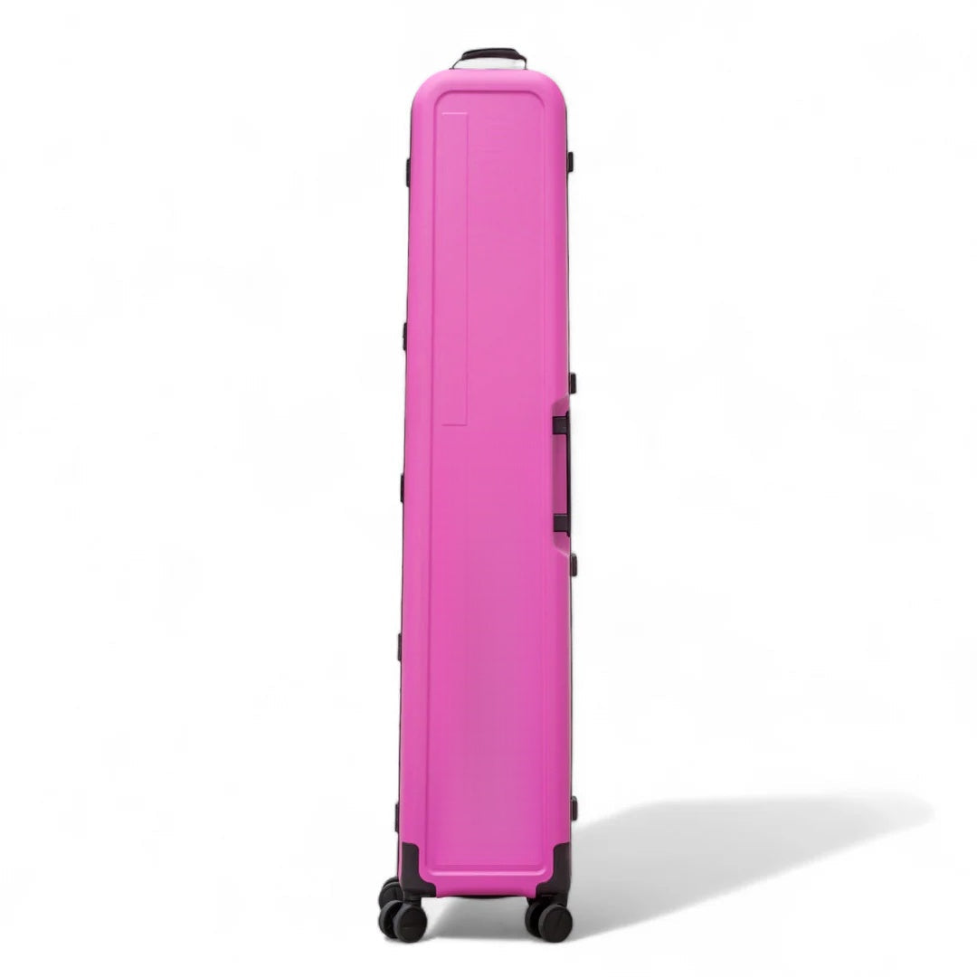 Four-Sided Hard-Shell Ski Travel Case | 4-Wheel Spinner Design | TSA-Approved Lock | Professional Ski & Snowboard Gear Protection (Up to 190 cm)