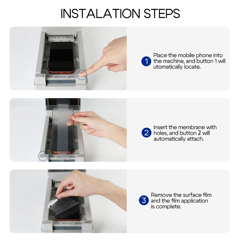 10-Second Automatic Screen Protector Applicator – Universal Precision for 1,000+ Models 📱⚡