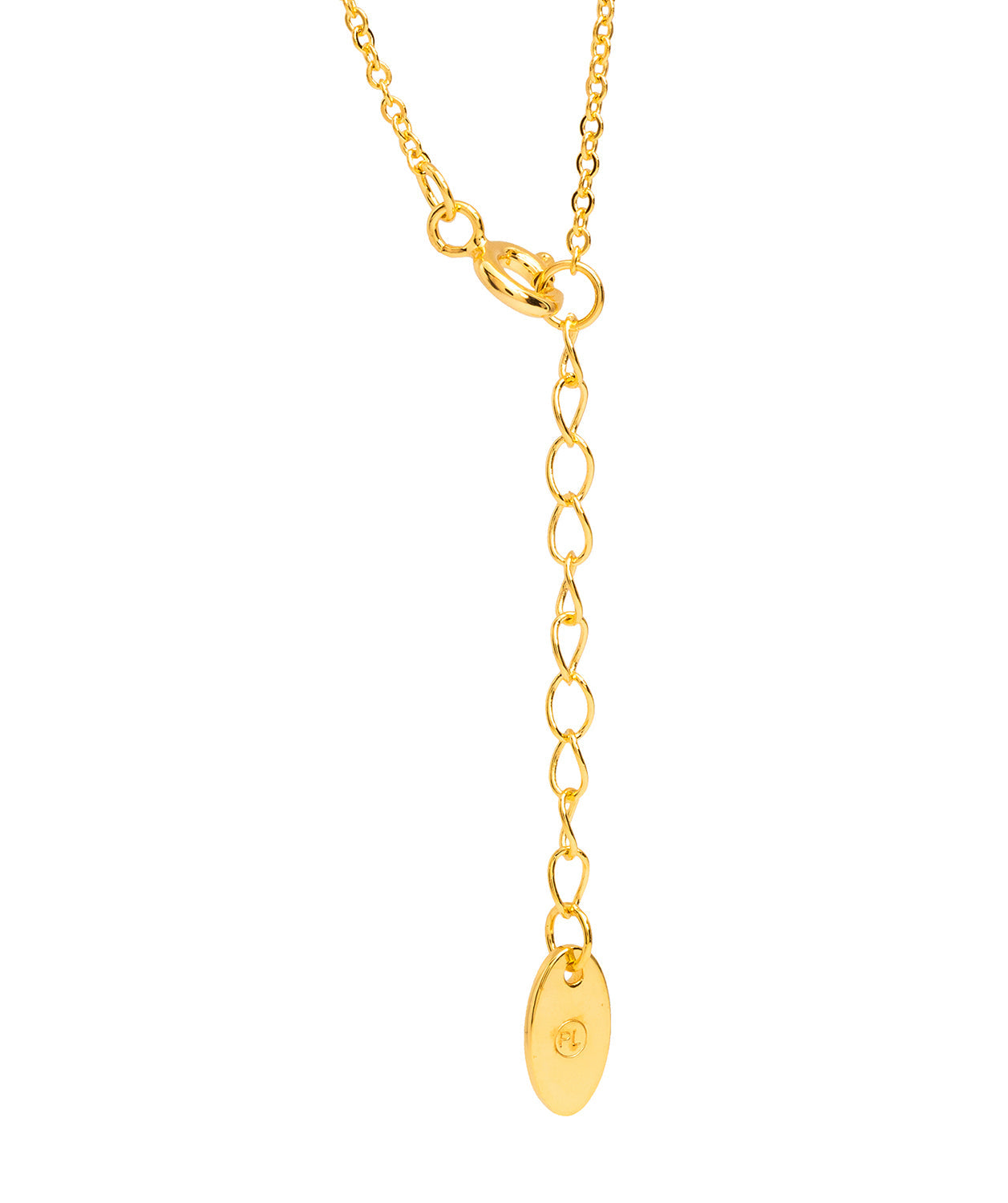 Gift Packaged 'Anson' 18ct Yellow Gold Plated 925 Silver Ribbon Design Necklace