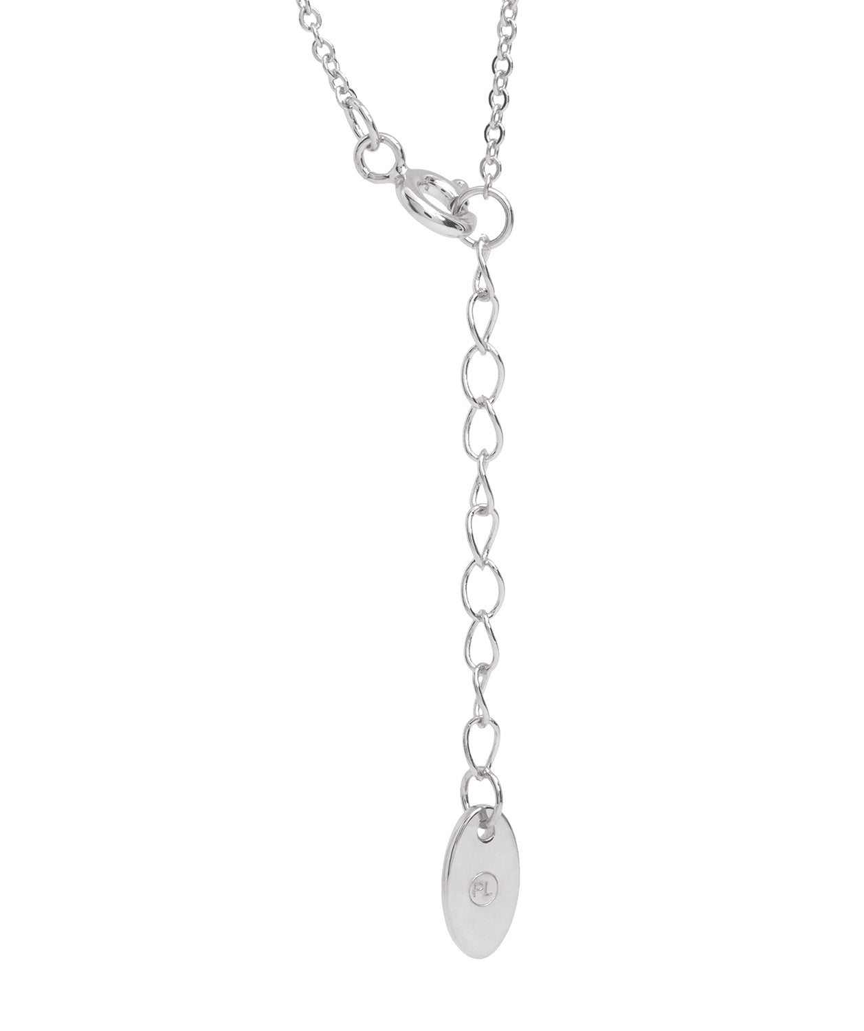 Gift Packaged 'Cosmos' Rhodium Plated 925 Silver & Freshwater Pearl Halo Pendant Necklace