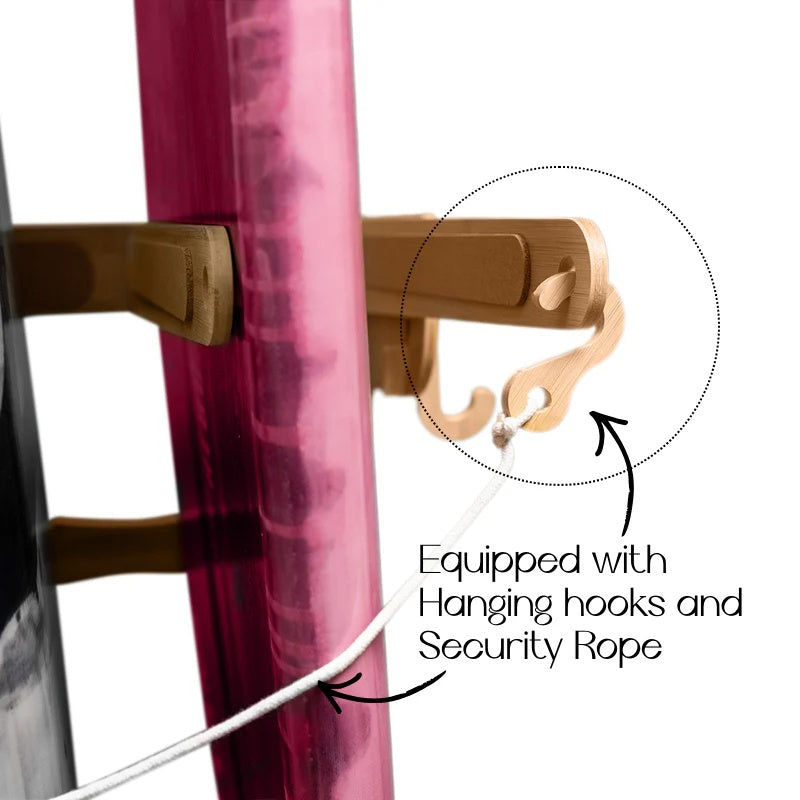 Vertical Surfboard Rack - With Storage Function