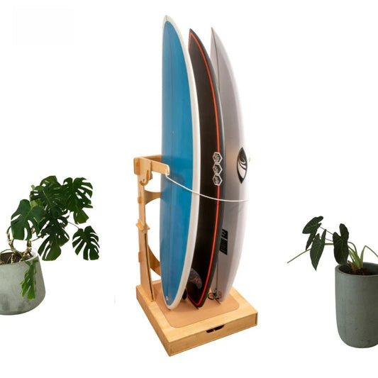 Vertical Surfboard Rack - With Storage Function