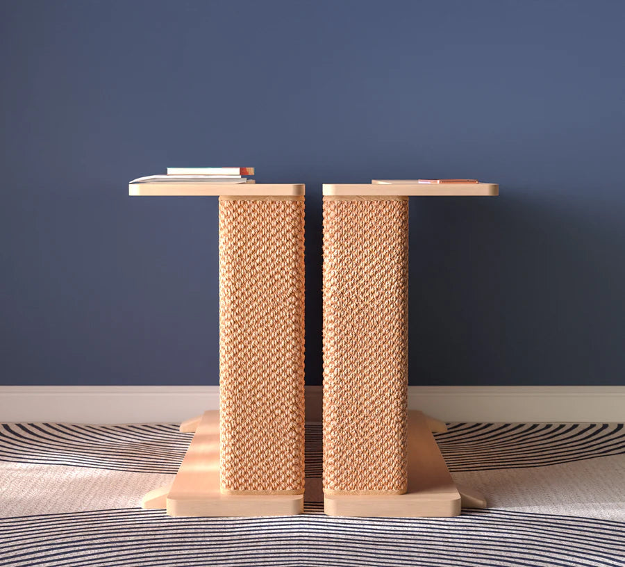 🐾 Cat-e-Corner: The Purr-fect Cat Scratching Lounge with Side Table Function